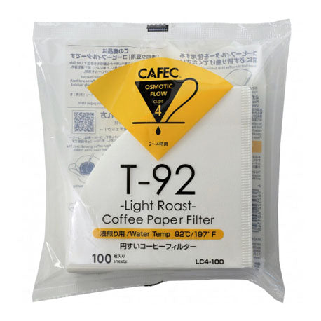 Cafec Light Roast Filter Paper cup4. 100 units in a bag.