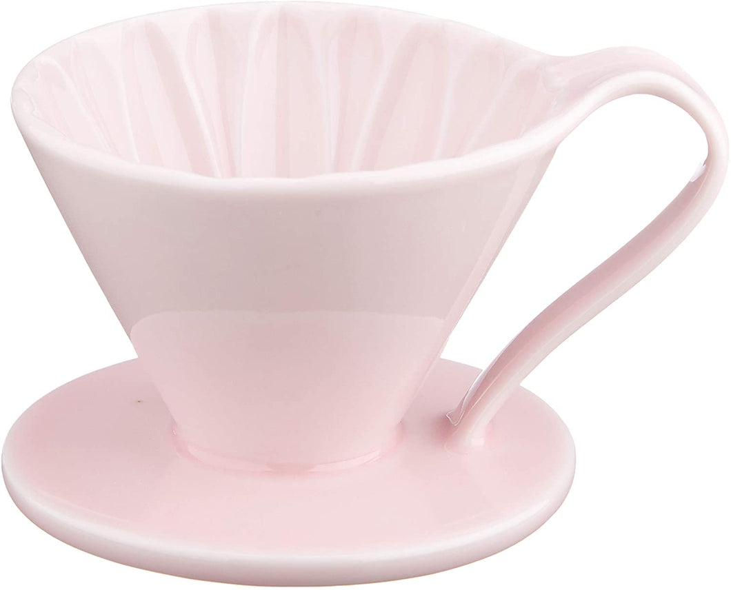 Cafec Flower Dripper Arita Ware Cup4 Pink