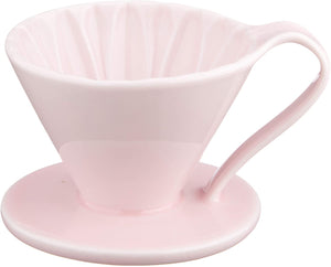Cafec Flower Dripper Arita Ware Cup1 Pink