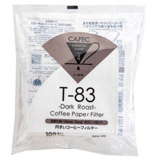 Cafec Dark Roast Filter Paper cup4. 100 units in a bag.
